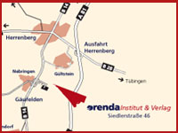 So finden Sie uns - Anfahrt orenda Institut & Verlag