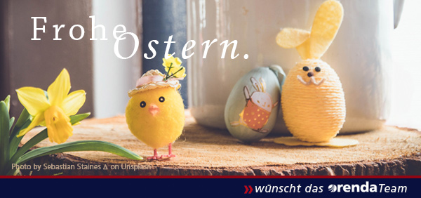Das orenda Team wünscht frohe Ostern !!