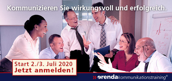 Wie Sie Menschen motivieren, überzeugen und begeistern. In 12 Kursen zum absoluten Kommunikationsprofi auf allen Ebenen. Jetzt anmelden zum orenda Kommunikationstraining